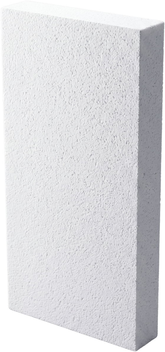 A Thermaboard standing on end